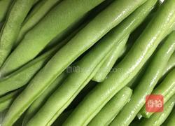 素炒刀豆的做法图解1