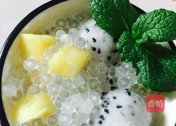 香芒火龙果西米露的做法图解6