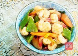 素炒虾仁的做法图解11