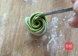 绿玫瑰花卷的做法图解17
