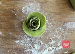 绿玫瑰花卷的做法图解18