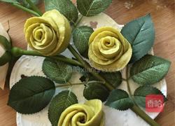 绿玫瑰花卷的做法图解20