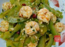 凉拌苦瓜虾仁的做法图解5
