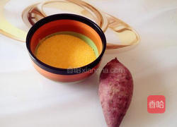 紫薯小米粥的做法图解1