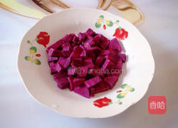 紫薯小米粥的做法图解2