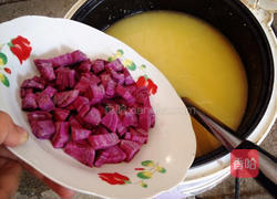 紫薯小米粥的做法图解4