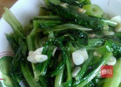 清炒油麦菜的做法图解4