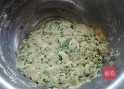 玉米面菜饼子的做法图解4