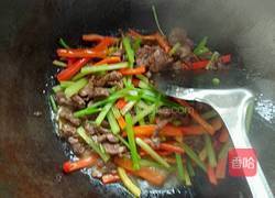 家常炒牛肉的做法图解4