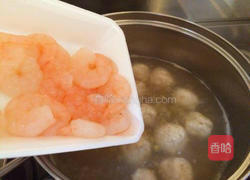 鲜虾鸡肉丸子汤的做法图解11