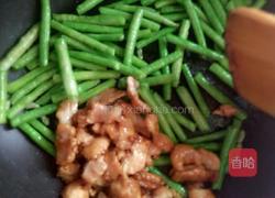 豆角炒肉片的做法图解5