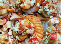 豉油蒜蓉蒸扇贝的做法图解11