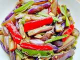茄子炒辣椒
