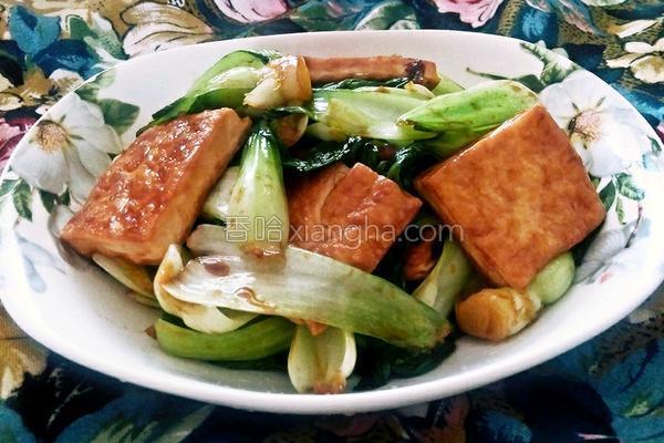 小白菜炒豆腐