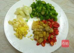 酸豆角炒鸡杂的做法图解4