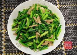 炒蒜苗的做法图解4