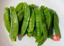 蚝汁口蘑荷兰豆的做法图解2