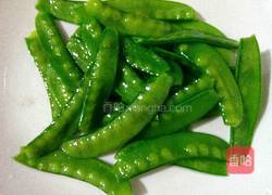 蚝汁口蘑荷兰豆的做法图解6