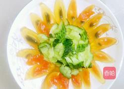 青椒黄瓜拌皮蛋的做法图解2