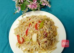 醋溜绿豆芽的做法图解6