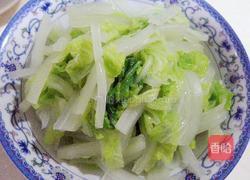炝拌水煮白菜的做法图解2