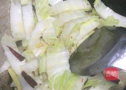 白菜炒粉丝的做法图解3