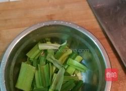 花菜炒腊肉的做法图解5