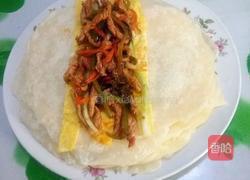 肉丝卷饼的做法图解12