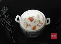 电饭锅木瓜炖牛奶的做法图解6