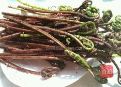 凉拌蕨菜的做法图解1