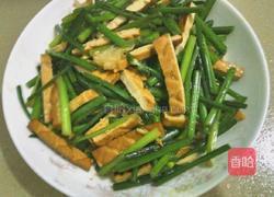 韭菜苔炒香干的做法图解5