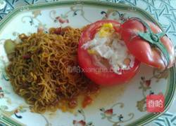 番茄鸡蛋炸酱面的做法图解8