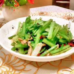 清炒芹菜的做法[图]
