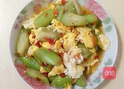 剁椒丝瓜炒蛋的做法图解8