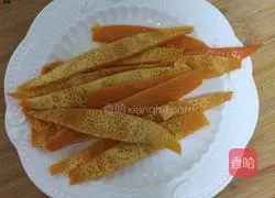 Illustration of how to make candied orange peel 1