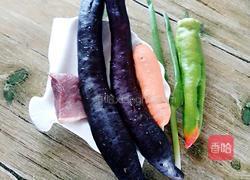 茄子炒肉丝的做法图解1