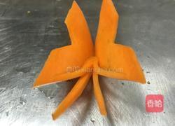 胡萝卜蝴蝶的做法图解6