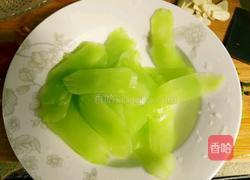 莴笋蒜苔炒鸡蛋的做法图解3