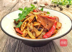 鲜笋炒腊肉的做法图解11