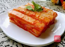 番茄酱炒年糕的做法图解6