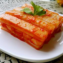 番茄酱炒年糕的做法[图]