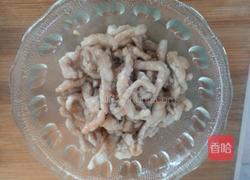 肉丝炒蒜苔的做法图解6