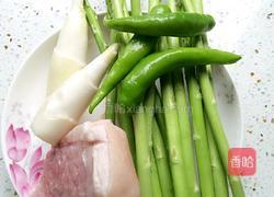 清炒茭白芦笋的做法图解1