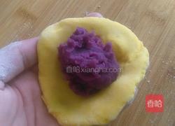 南瓜饼(紫薯馅)的做法图解6