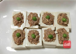 豆腐蒸肉末的做法图解5