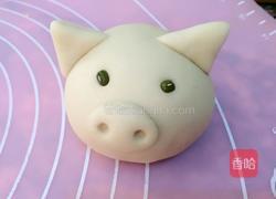 小猪豆沙包的做法图解10