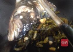 酸菜鱼头汤的做法图解3