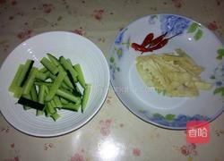 凉拌竹笋黄瓜的做法图解1