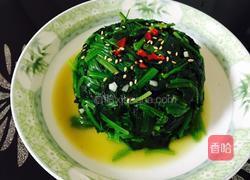 炝菠菜的做法图解4