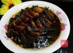 茶香梅菜扣肉的做法图解16